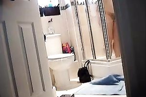 My kinky ally filmed his own mother in the shower