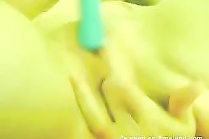 Very closeup precious cunt all hairless and willing for masturbation