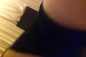 Cute Asian juvenile girlfriend gently gobbling my cock