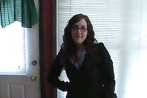 Curly brunette hair girlie played with her sex tool a bit on my camera