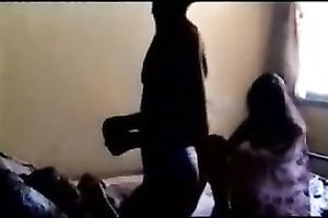 My Indian swinger spouse copulates one more slender whore in fron of me