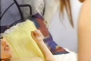 Pregnant redhead sweetheart seems palatable even for her girlfriend