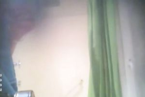 Spy web camera clip of all natural pale brunette hair Married slut of my buddy taking a shower