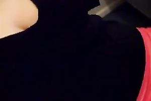 My concupiscent and kinki girlfriend with fine body acquires touched by me