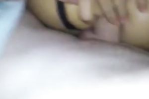 My gf's hairless coochie is in need for some truly wonderful fuck