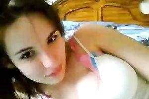 Alluring hottie fondling moist cherry sensually in arousing sex tape