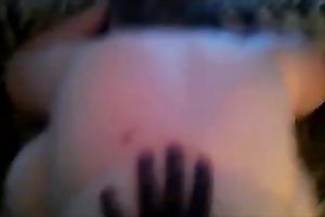 Owning the massive overweight gazoo of a mature SSBBW black cock slut from behind