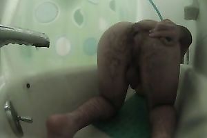 Perverted and sexy like fire non-professional slut flashed her bum on webcam