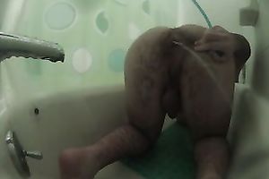 Perverted and sexy like fire non-professional slut flashed her bum on webcam