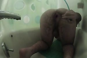 Perverted and sexy like fire non-professional slut flashed her bum on webcam