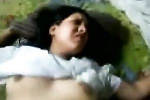 Too emotional and lewd brunette from India was screwed missionary style