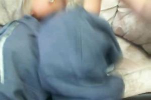 Outrageous blond playgirl gently fingers her rectal hole on web camera