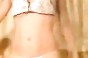 Nerdy masturbates and gives oral-job to one fortunate sex tool