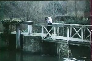 Kinky redhead sucks jock and receives fucked into ass in sideways position