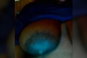 Freaky and gross large wobblers of an ebon older black cock slut on web camera