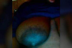 Freaky and gross large wobblers of an ebon older black cock slut on web camera