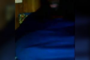 Freaky and gross large wobblers of an ebon older black cock slut on web camera