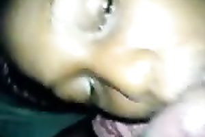Black cheap wench was busy with engulfing my buddy's meaty dark cock