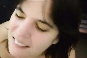 Cute and pleased all natural GF of my buddy works on his meaty big 10-Pounder