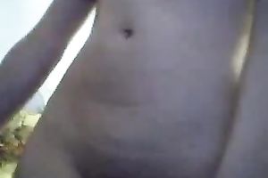 A bit of cute and recent Russian legal age teenager flashing her boobies for me