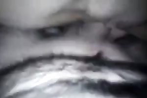 Fucking my bulky bitch in missionary style on homemade POV clip