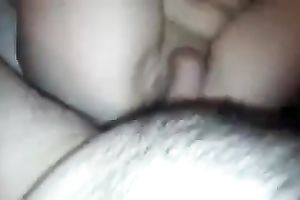 Fucking my bulky bitch in missionary style on homemade POV clip