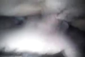 Fucking my bulky bitch in missionary style on homemade POV clip