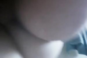 Kinky ex-wife of my buddy taped a vid of her own perverted crapper masturbation