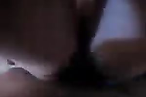 Screwing my hot white dirty slut wife and spraying cum on her