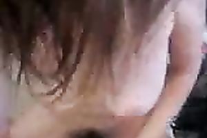 Screwing my hot white dirty slut wife and spraying cum on her