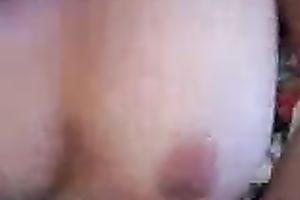 Screwing my hot white dirty slut wife and spraying cum on her