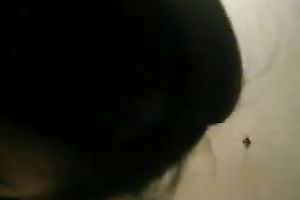Amateur Asian svelte nympho got her bald cookie shoved and this babe sucked my rod