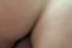 My lewd GF bows over and welcomes my wang in her anus