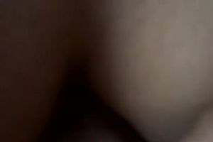 My lewd GF bows over and welcomes my wang in her anus