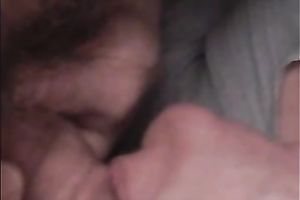 Sucking my hookup buddy's schlong as most excellent as I can in front of the camera