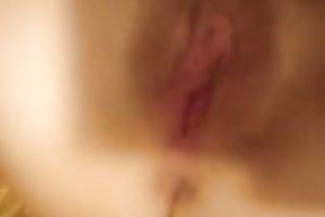 Fucking my pleasing aperture with my much loved sex toy