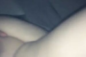 My buddy was fucking his chubby large bottomed wife's cunt and fingered her