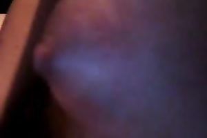 My amazing wifey engulfing and jerking off my jock on dilettante POV episode