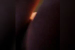 My amazing wifey engulfing and jerking off my jock on dilettante POV episode