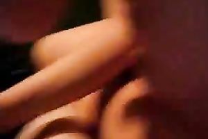 My amazing wifey engulfing and jerking off my jock on dilettante POV episode