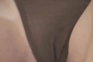 Topless Filipino hoe in daybed takes off her pants likewise