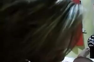 Long haired blond nympho did her superlatively good whilst sucked my rod dry