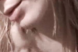 Former coworker blondie enjoys engulfing my large inflexible 10-Pounder