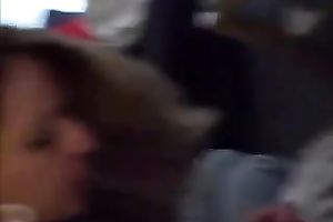 Cute girlfriend grabs my weenie and gives me quick tugjob