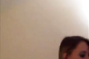 Cute girlfriend grabs my weenie and gives me quick tugjob