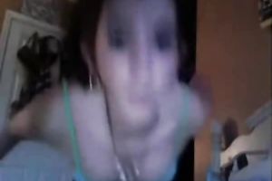 Hot legal age teenager brunette hair doxy on livecam flashing her diminutive bawdy cleft