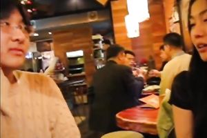 Hot Asian dirty slut wife rides her boyfriend on top in POV sex tape