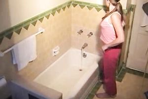 Slender and marvelous non-professional brunette hair caught on hidden webcam