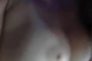 Big boobed hottie groaning with joy when I fuck her in sideways position