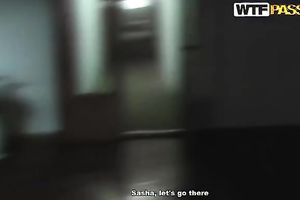 This pretty dark brown knows that she is got magnificent couple of bra buddies